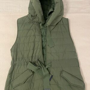 Green Hooded Vest